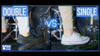 Double Bass Pedal VS Single Bass Pedal (Which Is Better?) - Drum Beats Online