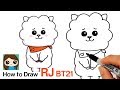 How to Draw BT21 RJ | BTS Jin Persona