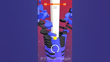 Stack Ball Level 48-49 #stackball #games #shortsfeed #viral #shorts