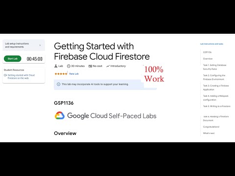 Getting Started with Firebase Cloud Firestore 2025 #GSP1136