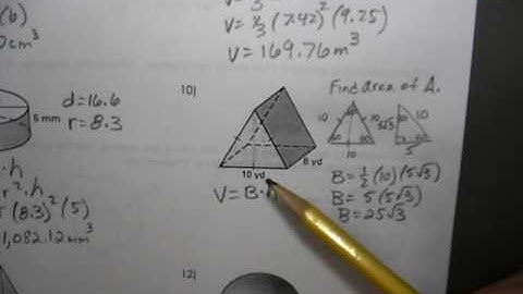 Geometry Unit 10 Review