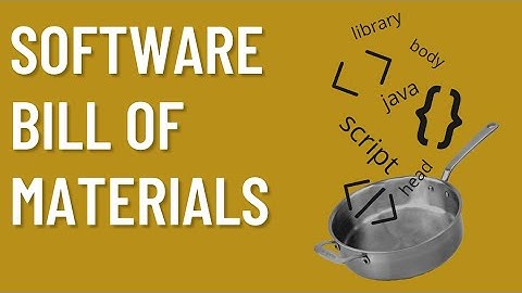 Software Bill of Materials (SBOM) [ML B-side] | Malicious Life