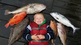 13 Species at Once! Muti-species Catch and Cook - Saltwater Fishing Alaska