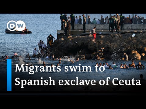 Record number of migrants reach Spanish exclave of Ceuta | DW News