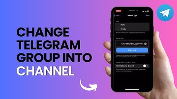How to Change Telegram Group into Channel