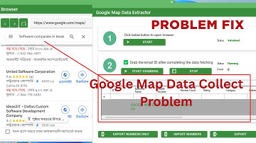 Wasender 3 6 0 Google map data collection Problem solve