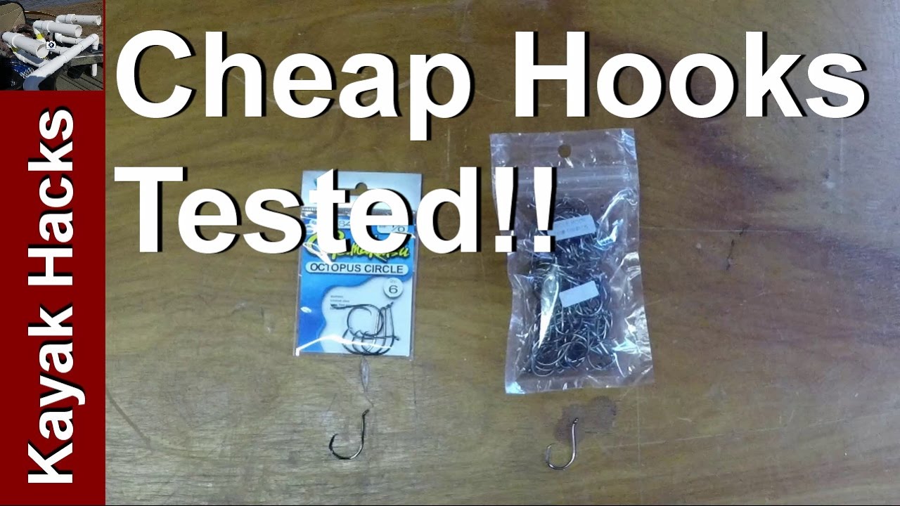 Gamakatsu Hook vs Cheap Bulk Fishing Hook Test and Review 