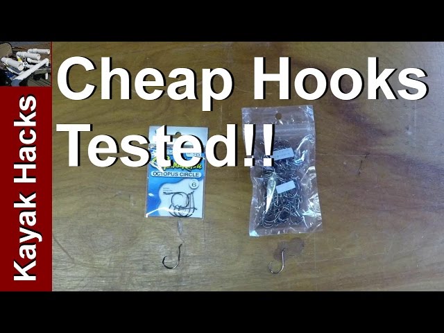 Gamakatsu Hook vs Cheap Bulk Fishing Hook Test and Review