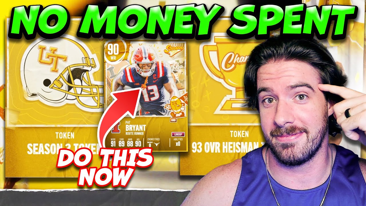 Do This RIGHT NOW to Dominate SEASON FOUR! CFB 25 No Money Spent Ep49