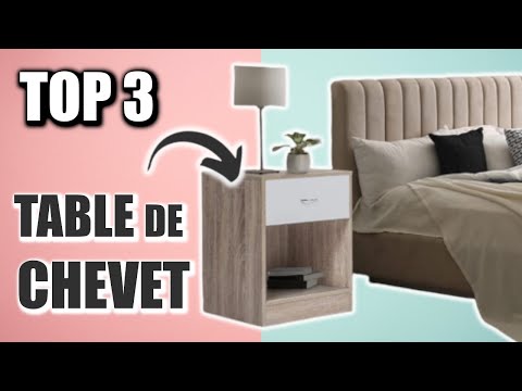 Vidéo: Table de chevet pour la chambre : comment choisir ?