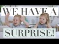 Micah &amp; Evy Have a SURPRISE!