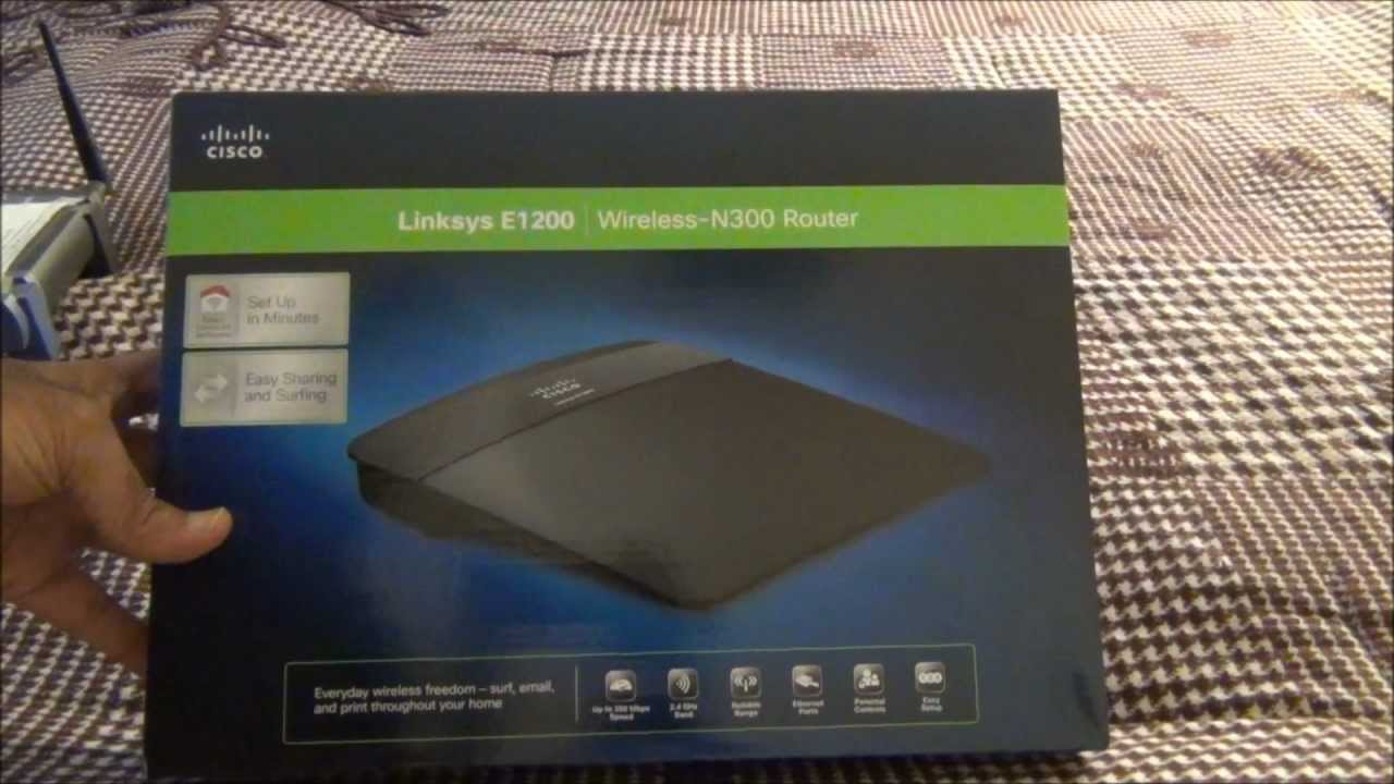 Opening of Linksys Router - E1200 - YouTube