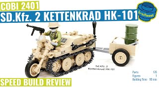 COBI 2401 SD.Kfz. 2 Kettenkrad HK-101 *Afrika Korps* - Speed Build Review