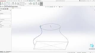 SolidWorks Tutorial for Beginners #50 - How to Create  Loft With Guide Curve