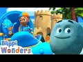Blippi Learns About Sand | Blippi Wonders Magic Stories and Adventures for Kids | Moonbug Kids