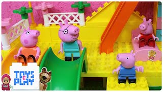 Peppa Pig Français - Maison avec piscine - Jouets pour enfants