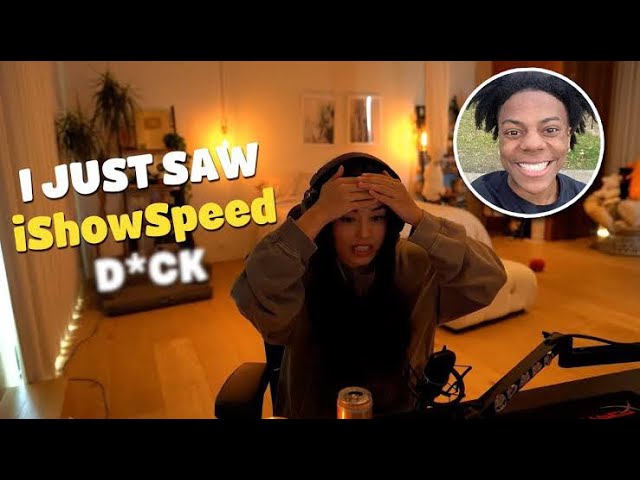 Valkyrae's Twitter Surprise😲 Accidental Glimpse of iShowSpeed's D
