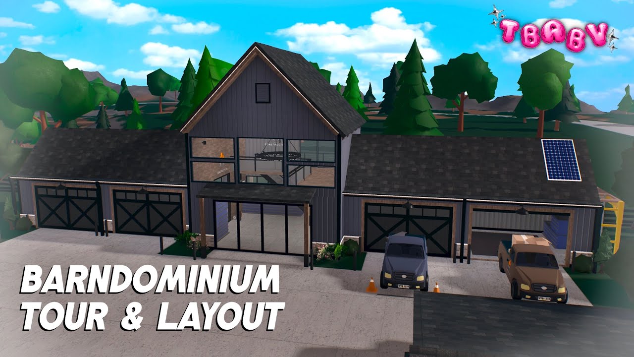 Bloxburg Barndominium Tour - YouTube