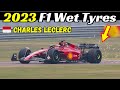 Charles Leclerc & Ferrari F1-75 - 2023 F1 Pirelli Wet Tyres Testing - Fiorano Circuit, Dec 7, 2022