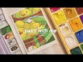 art vlog✨🎨 paint with me - studio ghibli 🌱✨( spirited away ) ✨ -  🎨 with miya himi gouache 🎨✨