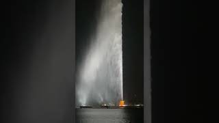 Magical night with Jeddah Fountain ️ليلة ساحرة مع نافورة جدة️‎#جدة ‎#jeddah ‎#WelcomeToArabia ‎