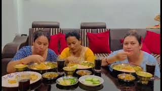 khana vlog with buhari and sister 