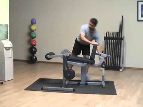 Сгибание разгибание ног body Solid GCEC 340