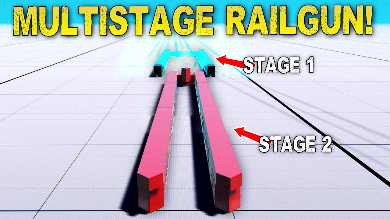 I Built a MULTI-STAGE RAILGUN to Compound It's Effect