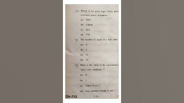 Bca 2nd sem digital electronics question paper hpu /hp only@SpreadingGyanOfficial