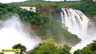 Barachukki Falls August 2020 Shivanasamudra Falls Bluff Falls | Chamarajanagara Tourism Karnataka