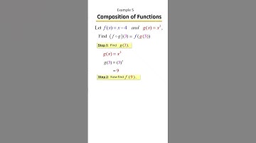 Composition of Functions Made Easy! | Evaluate f(g(x)) Step-by-Step 🔁📘 Example 5