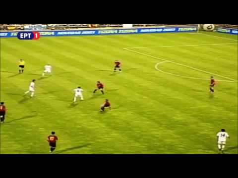 Το γκολ του Στέλιου Γιαννακόπουλου απέναντι στην Ισπανία στα προκριματικά του EURO 2004.