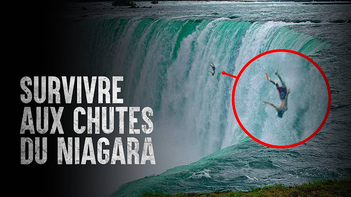 Comment survivre aux chutes du Niagara