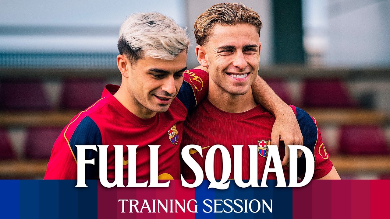 ALL THE INTERNATIONALS ARE BACK | FC Barcelona Training Session 🔵🔴