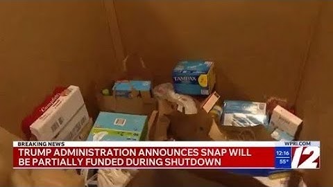 Trump administration says SNAP will be partially funded