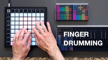 Finger Drumming on Launchpad X and ROLI BLOCKS Studio Editions