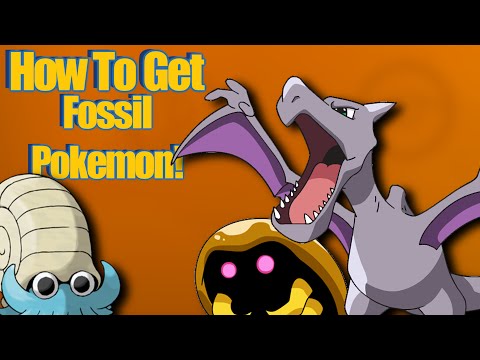 Pokemon Planet - How To Get Aerodactyl, Omanyte, and kabuto Pokemon Fossils!