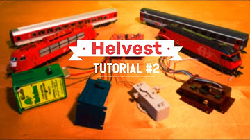 Tutorial: polarity turnout motors (Tortoise, Cobalt, Tillig, Conrad) driven by a Helvest decoder.