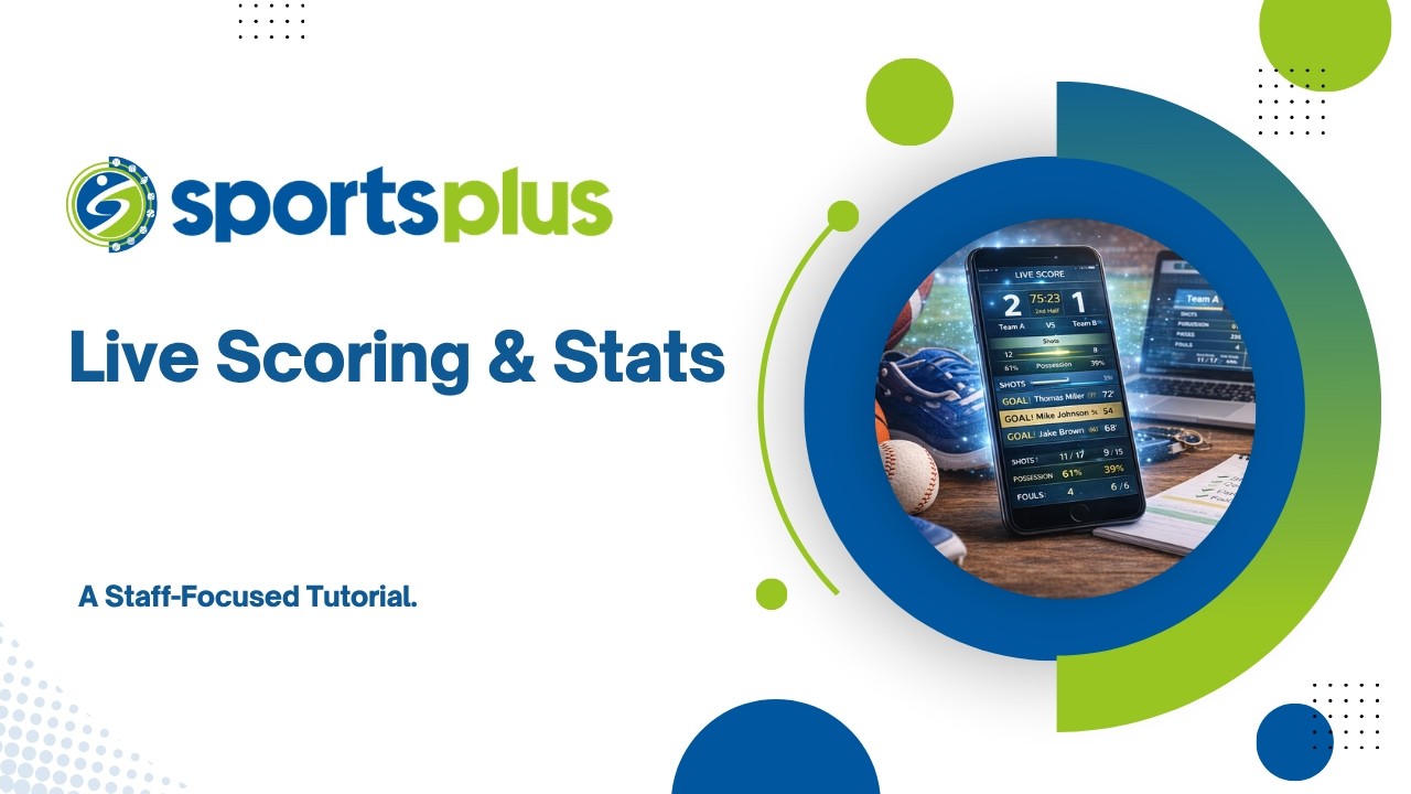 Live Scoring with SportsPlus Mobile App | Custom Metrics | Stats Center ...