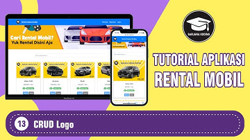 Tutorial Aplikasi Rental Mobil #13 - CRUD Logo