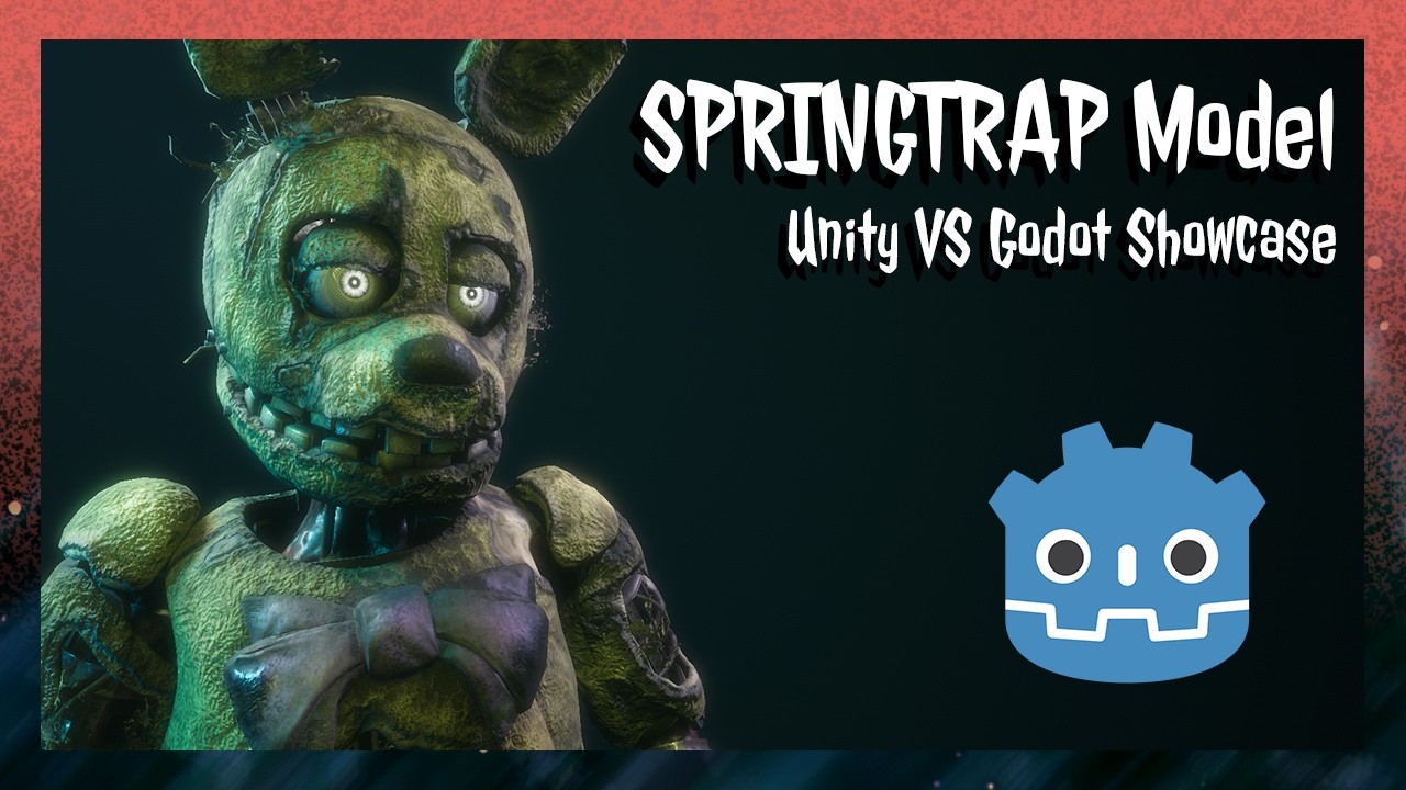 FNAF Rewritten - Springtrap Model Showcase & Game Engine Comparison ...