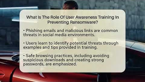 What Is The Role Of User Awareness Training In Preventing Ransomware? - Everyday-Networking