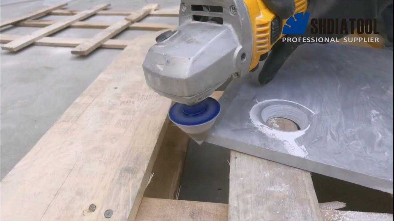 Diamond Beveling Chamfer Bits for Granite Marble Tiles Existing Holes
