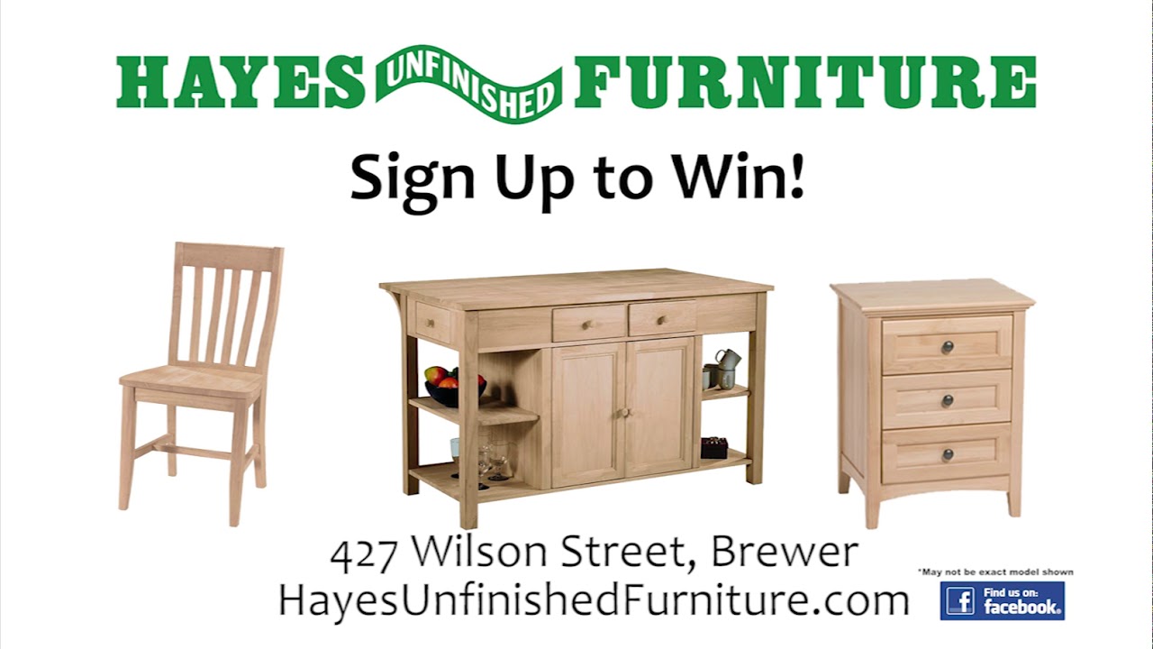 Hayes Unfinished Furniture 30th Anniversary Youtube