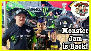 MONSTER JAM IS BACK | BACKFLIPS and CRASHES | D&D FAMILY VLOGS