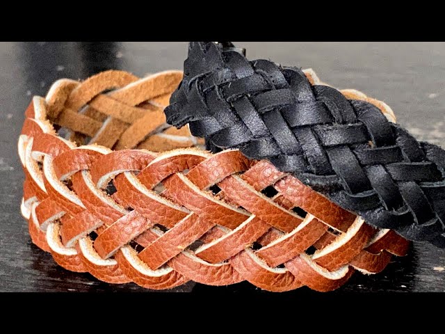 Braiding Leather Tutorial - How to Braid Leather With Three Laces