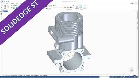 Kurbelgehaeuse - Crankcase - SolidEdge ST 9 Training - Part Design