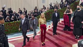 Cara Delevingne and Rosalia arrive at 2022 Met Gala at the Met Museum in New York