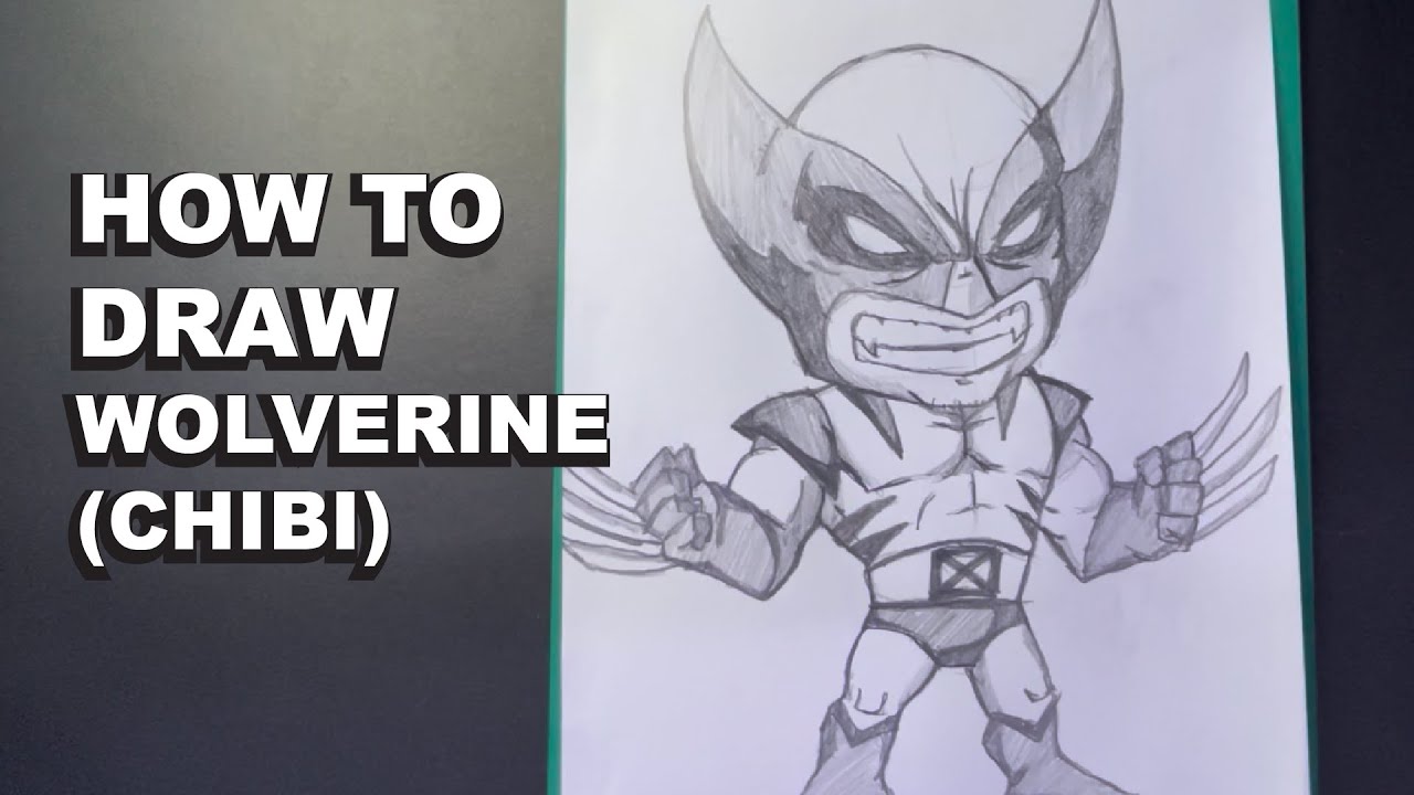 HOW TO DRAW CHARACTERS: Wolverine (Chibi Version)