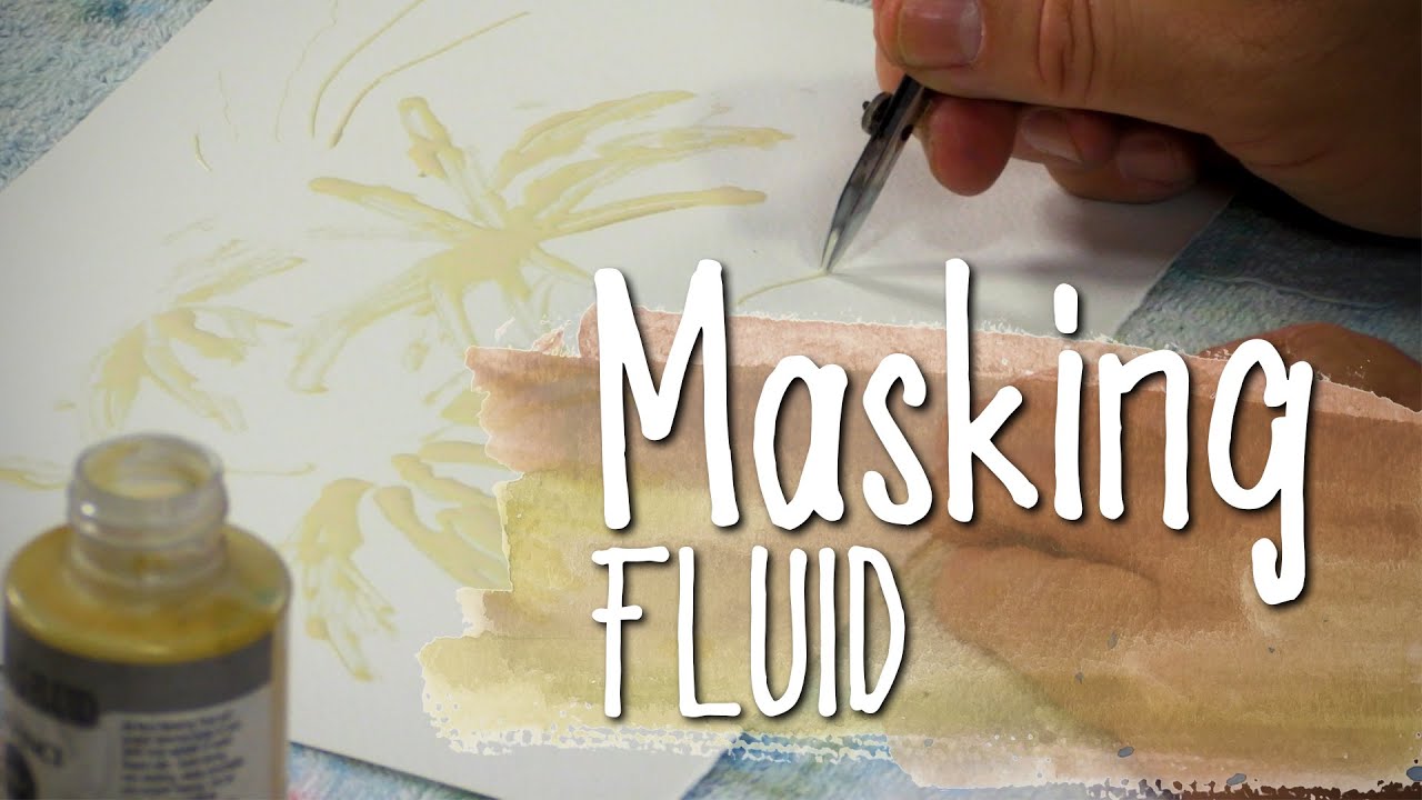 How to use Masking Fluid for Watercolor Painting - Watercolor Affair